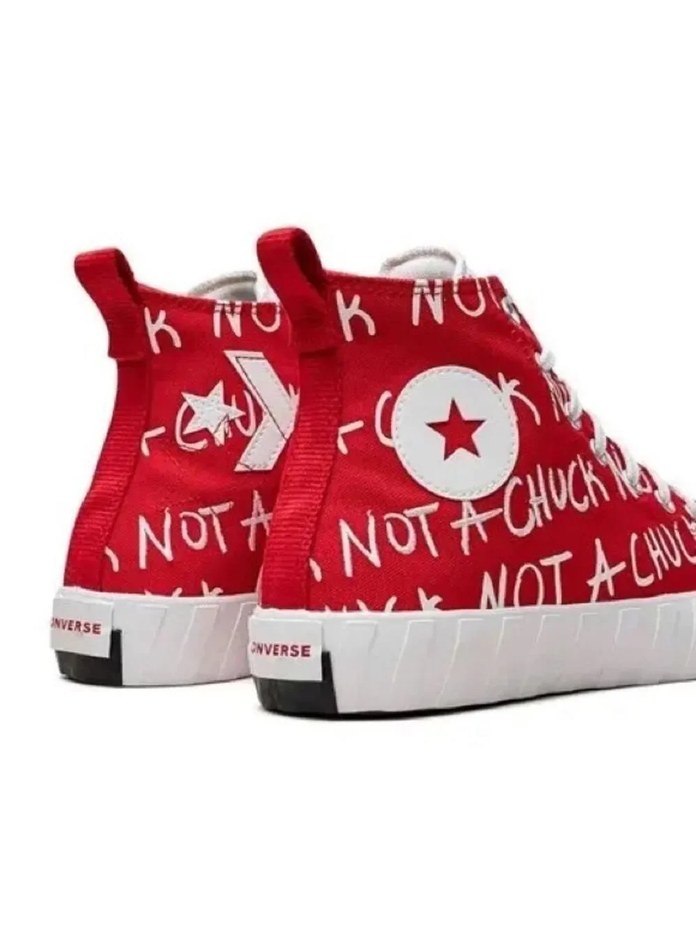 Converse UNT1TL3D Hi Top Not A Chuck Red/White Sneakers size little kids 13